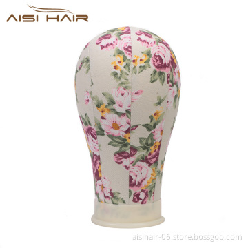 Aisi Hair Poly Canvas Block Training Head Mannequin Manikin Head Wig Stand wig head stand wig accessories
